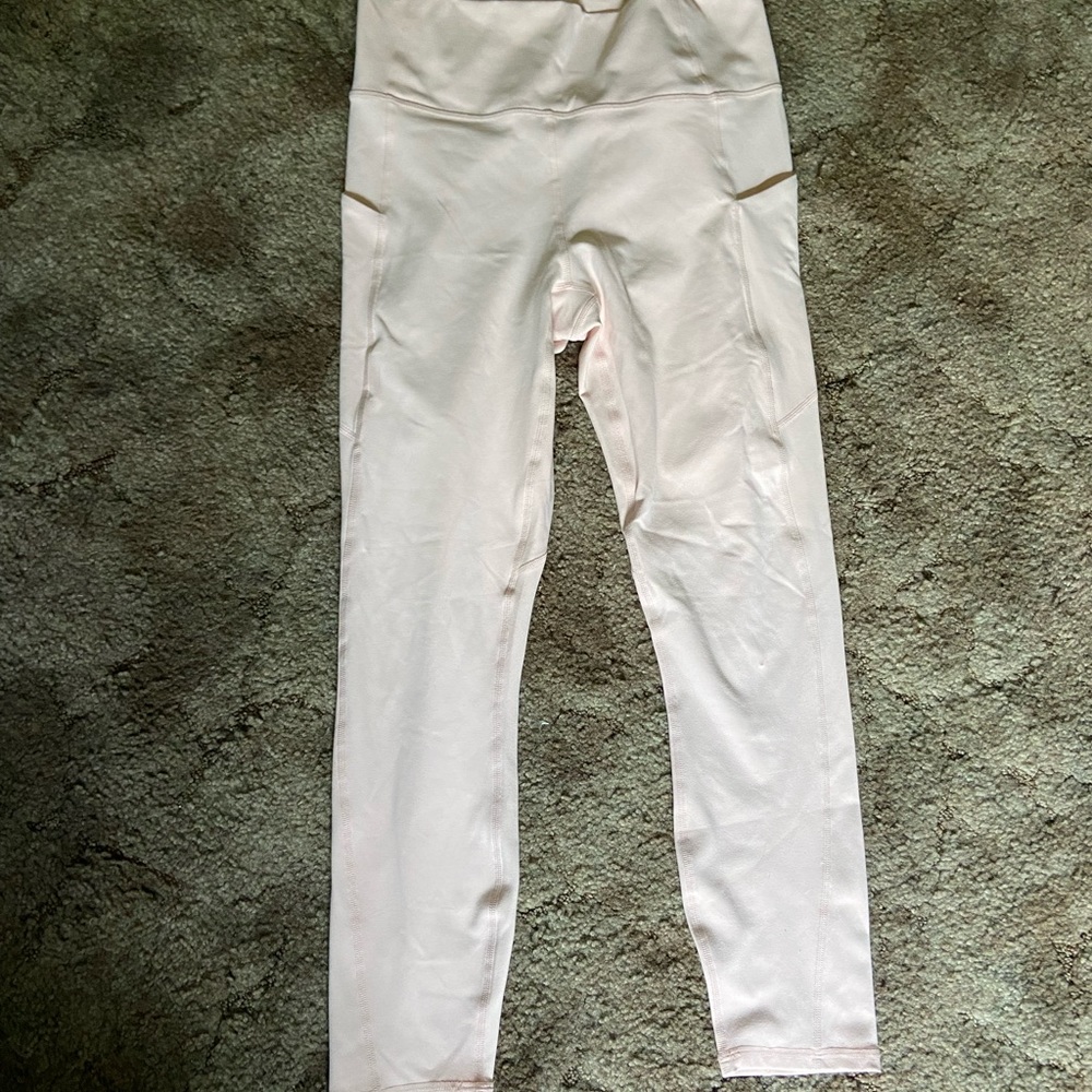 Light Pink PureLux Fabletics 7/8 leggings